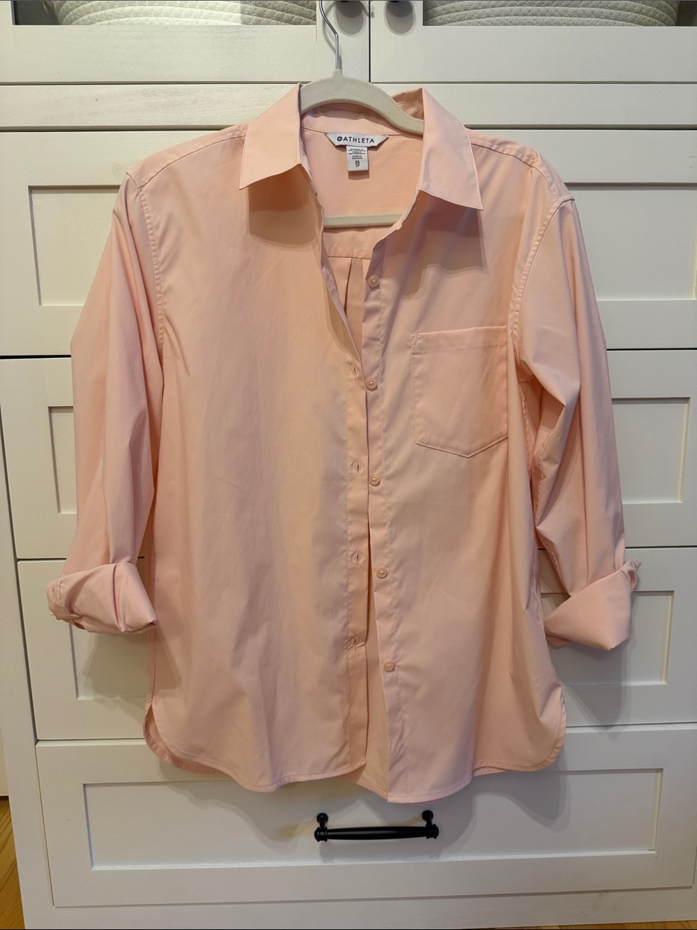 Athleta Midday relaxed poplin shirt